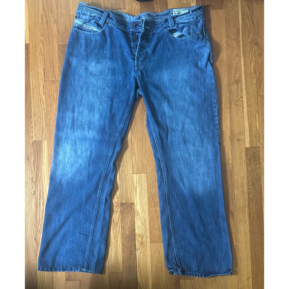 AUTHENTIC Men DIESEL SLAMMER 71B Slim STRAIGHT Zipper Pck Denim Jeans 38x32